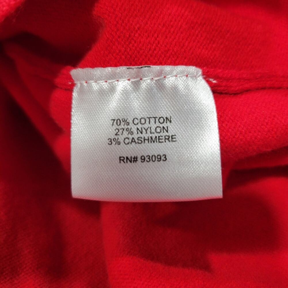 Tyler Boe Kim Cotton Cashmere Cowl Neck Tunic Dress In Crimson Size Medium - Picture 11 of 12